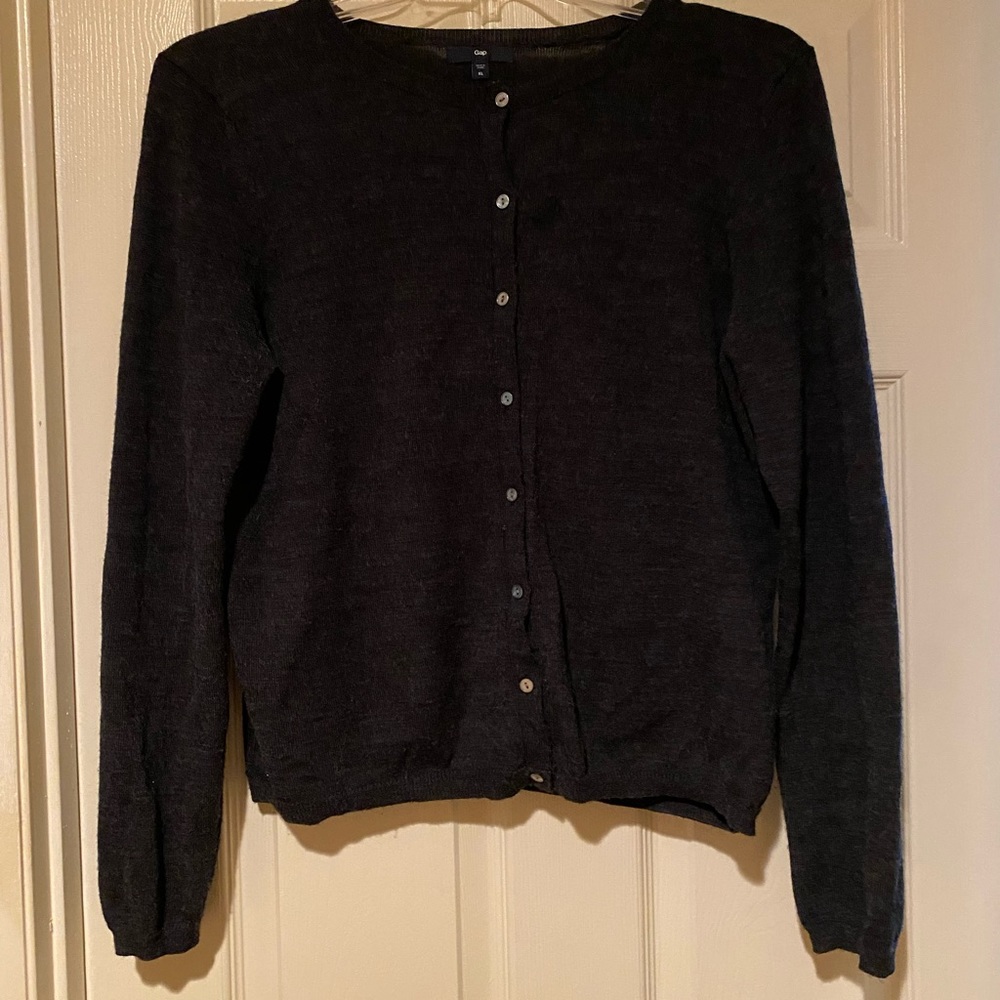 Dark Gray Gap Cardigan